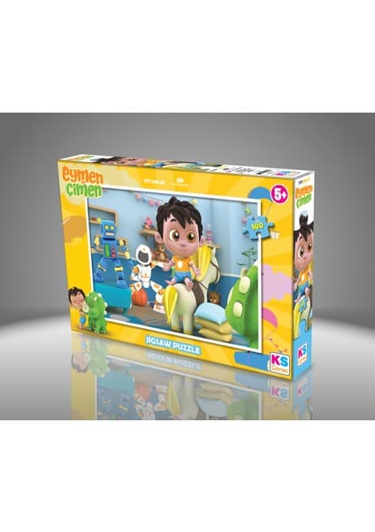 KS Games Eymen Ile Çimen 100 Parça Puzzle