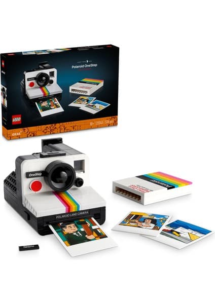 LEGO Ideas Polaroid OneStep SX-70 Kamera 21345 – 516 Parça Yaratıcı Model Yapım Seti Hediyelik