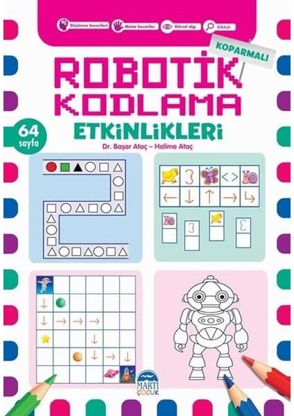Martı Çocuk Yayınları Koparmalı Robotik Kodlama Etkinlikleri - 3