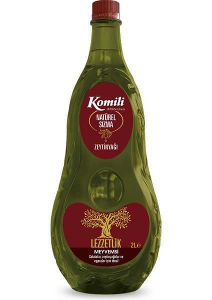Komili Lezzetlik Meyvemsi Natürel Sızma Zeytinyağı 2 lt