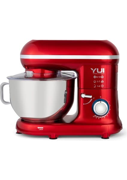 Yui M108 Easy Chef Hamur Yoğurma Makinesi Stand Mikseri Bordo