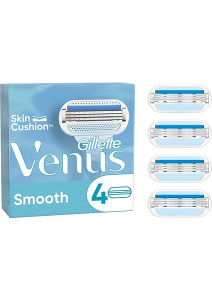Gillette Venus Kadın Yedek Tıraş Bıçağı 4 Adet