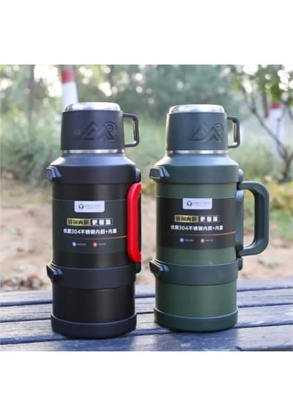 Safe 3.2 Litre Termos Suluk - Isı Yalıtımlı Termos - Paslanmaz Çelik Termos - Termos 3.2 Lt. - Kamp Termosu - Seyahat Termos 48 Saat Sıcak Soğuk