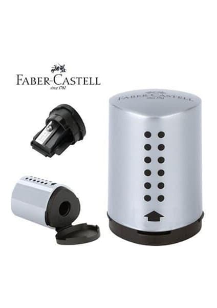 Faber-Castell Faber Castell Mini Grip Kalemtraş Gri Yeni