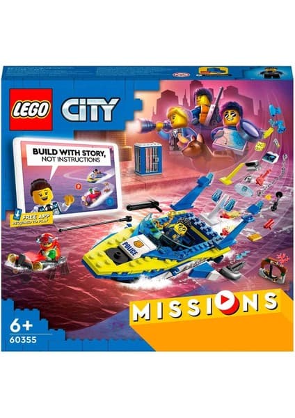 LEGO City Su Polisi Dedektif Görevleri 60355