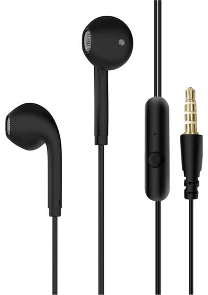 S-Link SL-KU175 Mobil Telefon Uyumlu Siyah Kulak Içi Mikrofonlu Kulaklık