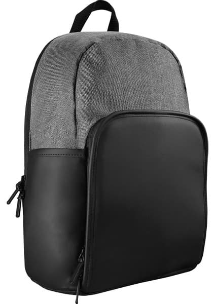 Addison BP301 Amore 15.6" Gri Kumaş/deri Bilgisayar Notebook Sırt Çantası
