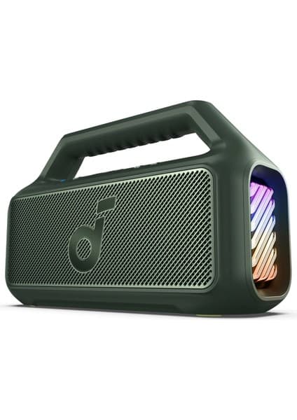 Anker Soundcore Boom 2 Bluetooth 5.3 Hoparlör, 80W, IPX7 Su Geçirmez, Yeşil - A3138