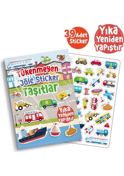 Uçan Kitap Tükenmeyen Jöle Sticker Taşıtlar