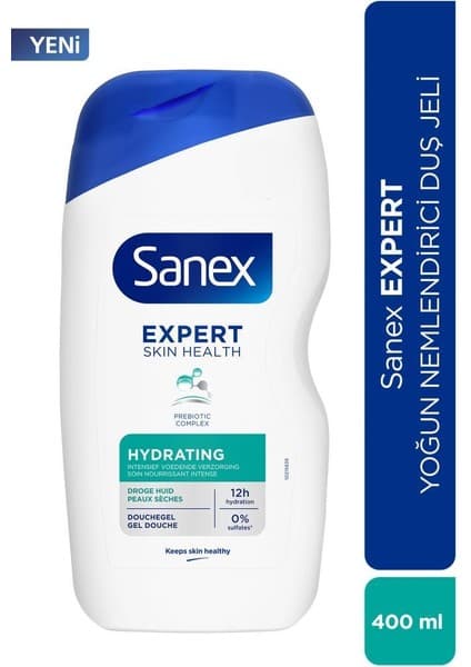 Sanex Expert Yoğun Nemlendirici 400 ml Duş Jeli