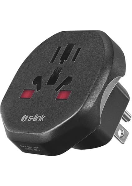 S-Link SL-WL05 Universal - Amerikan Çevirici Priz Adaptör