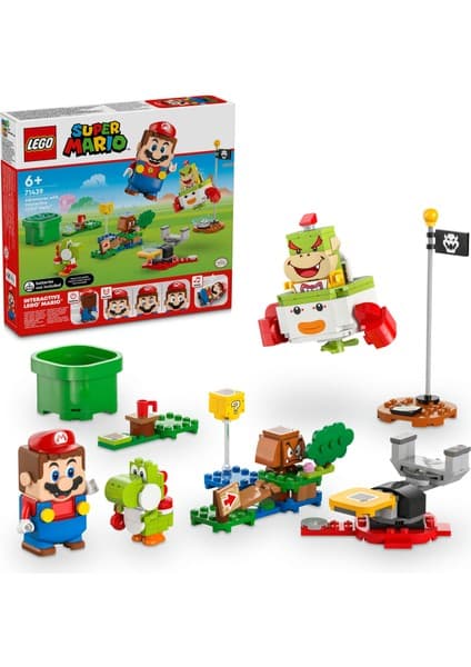 LEGO ® Super Mario™ İnteraktif LEGO® Mario™ ile Maceralar 71439 - 6 Yaş & Üzeri Çocuklar için Yoshi İçeren Oyuncak Seti (218 P)