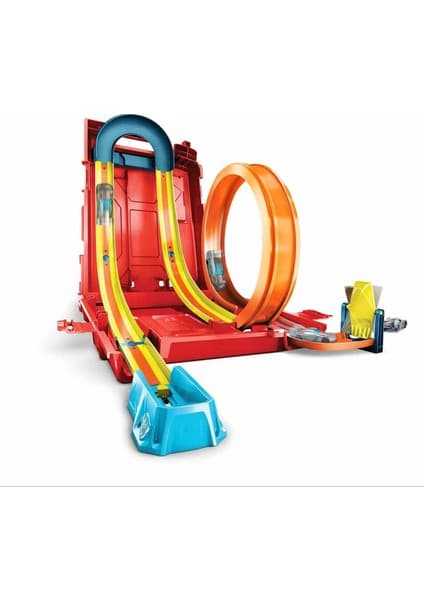 Hot Wheels Track Builder Unlimited Benzin Bidonu Akrobasi Oyun Seti Hdx78 Çocuk Oyuncak