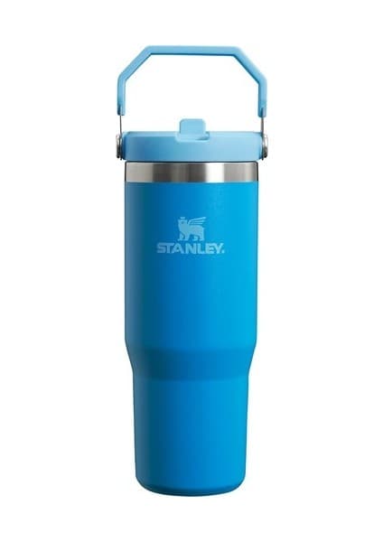 Stanley The IceFlow Flip Straw Pipetli Termos Bardak 0,89 LT Mavi