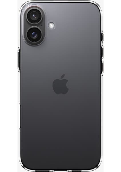 Spigen iPhone 16 Plus ile Uyumlu Kılıf Crystal Flex Crystal Clear - ACS08092