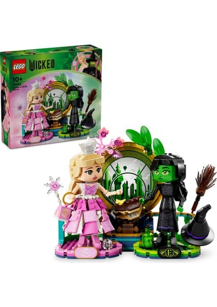 LEGO ® Wicked Elphaba ve Glinda Figürleri 75682 - 10 Yaş & Üzeri Çocuklar için Yaratıcı Oyuncak Yapım Seti (558 Parça)