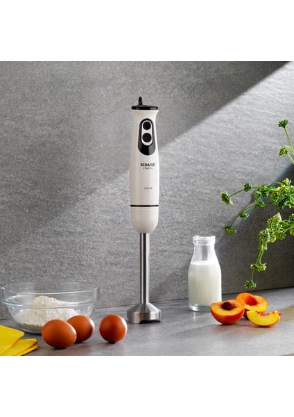 Schafer Chef Pro El Tipi Blender 1500 W Güç, Turbo Fonksiyonu ile Krem Renk
