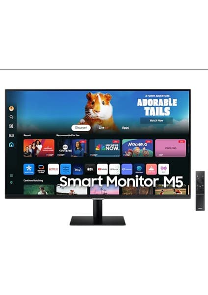 Samsung Odyssey M5 LS27DM500EUXUF 27" 4 Ms 60 Hz Full Hd Va LED Akıllı Monitör