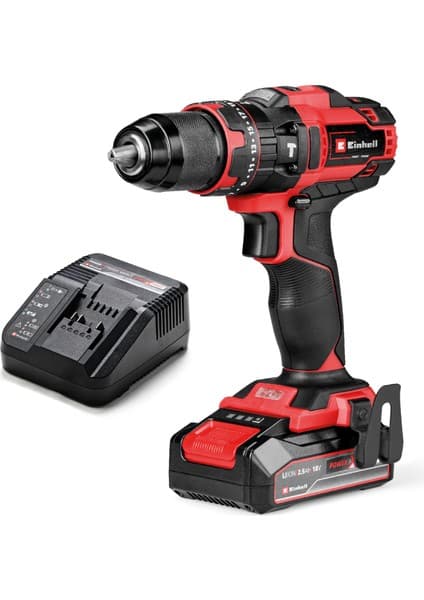 Einhell TE-CD 18/44 Li-i (1x2,5Ah), Akülü Darbeli Vidalama - 4514287