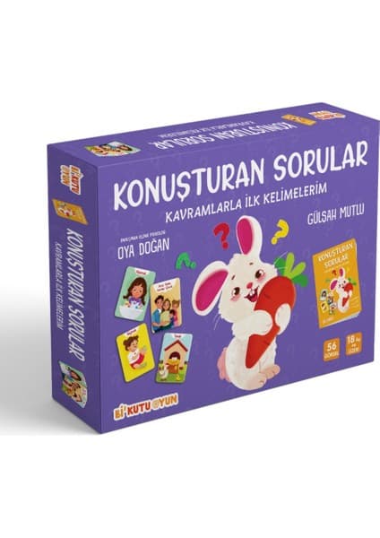 Bi Kutu Oyun Konuşturan Sorular - Kavramlarla İlk Kelimelerim - Gülşah Mutlu ve Üzeri