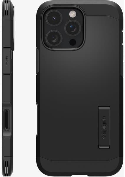 Spigen iPhone 16 Pro Max ile Uyumlu MagSafe Kılıf Tough Armor T Mag Fit Black - ACS08503