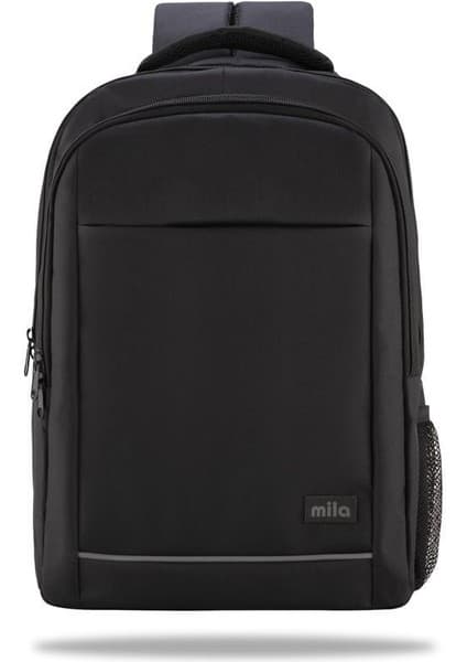Mila Serisi W500 -15.6 Inch KI3-01-003 Network 4 Serisi - reflektörlü- Lenovo,hp,asus,monster,macbook,mac Air Uyumlu Laptop Sırt Çantası - Siyah