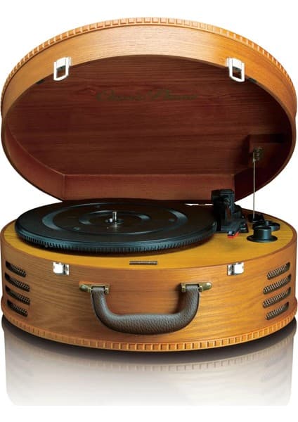 Classic Phono Lenco Classic Phono TT-34 Ahşap Pikap Yüksek Ses Kalitesi ile Nostaljik Tasarımda Müzik Deneyimi