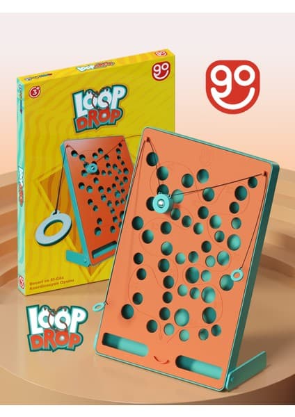 Go Toys Loop Drop Eğitici Oyuncak El Göz Koordinasyonu ve Konsantrasyon Geliştirici Denge Standı