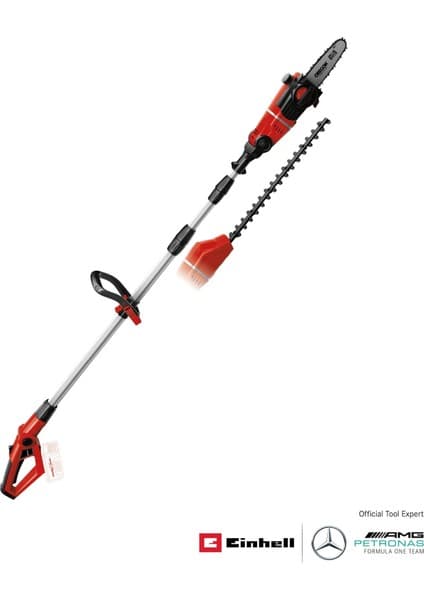 Einhell Akülü Çok Fonksiyonlu Budama GE-HC 18 Li T-Solo (2'si 1 arada çit budama ve motorlu testere, OREGON kılavuz, akü ve şarj cihazı dahil değildir) - 3410800