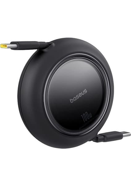 Baseus FREE2PULL Mini Kablo Usb-C 100W - Siyah 1.5m Cluster Black
