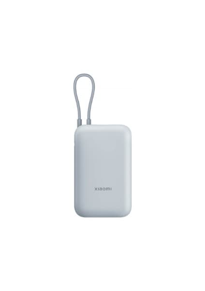 Xiaomi Power Bank Entegre Kablo 10000mAh 22.5W BHR9073GL - Buz Mavisi