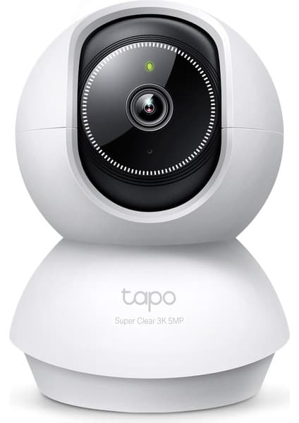 TP-Link Tapo C230 | Wi-Fi Güvenlik Kamerası | 3K 5MP | Hareket Tespit/Takip | 360° Görüş | 12m Gece Görüşü | Çift Yönlü Ses | Bulut/Yerel Depolama | AIDestekli Bebek Ağlaması/İnsan/Hayvan/Araç Tespiti
