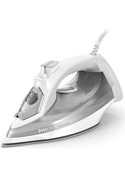 Philips 5000 Serisi Buharlı Ütü, 2400W, 160 g Şok Buhar, SteamGlide Plus Taban, DST5010/10