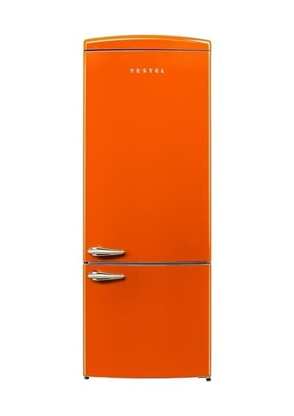 Vestel Retro NFK52111 Turuncu 471 Lt No-Frost Buzdolabı