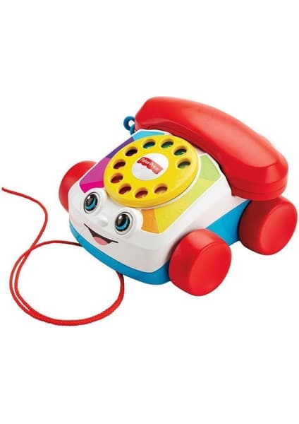 Fisher-Price Geveze Telefon Oyuncak – Sevimli Yüz, Ses Efektleri ve Yürümeye Yardımcı Renkli Eğitici Tasarım
