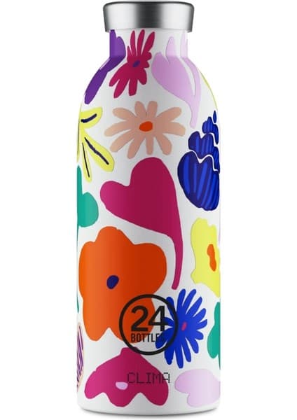 24 Bottles Clima Bottle Acqua Fiorita Paslanmaz Çelik Termos 500 ml