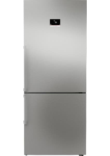 Bosch KGP76AIC0N Serie 8 186 x 75 cm Kolay Temizlenebilir Inox Alttan Donduruculu Buzdolabı