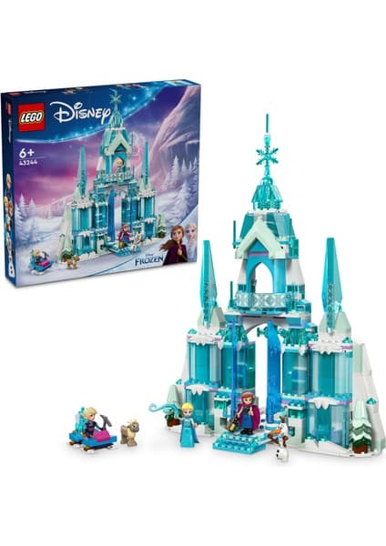 LEGO ® │ Disney Princess Elsa'nın Buz Sarayı 43244 - 6 Yaş & Üzeri Çocuklar için Yaratıcı Oyuncak Yapım Seti (630 Parça)