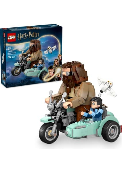 LEGO ® Harry Potter™ Hagrid™ ve Harry'nin Motosiklet Yolculuğu 76443 - 9 Yaş & Üzeri Çocuklar için Oyuncak Yapım Seti (617 Parça)