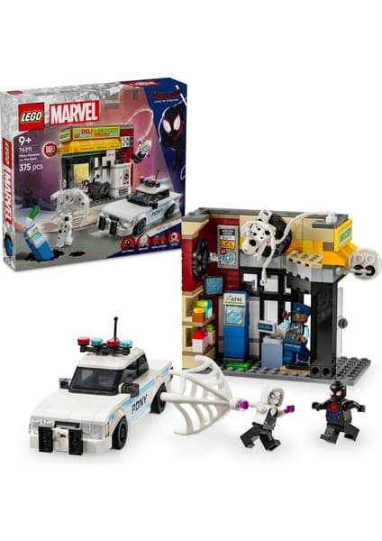 LEGO ® ǀ Marvel Spider-Verse: Miles Morales, Spot'a Karşı 76311 - 9+ için Süper Kahraman Figürü İçeren Oyuncak Yapım Seti (375P)
