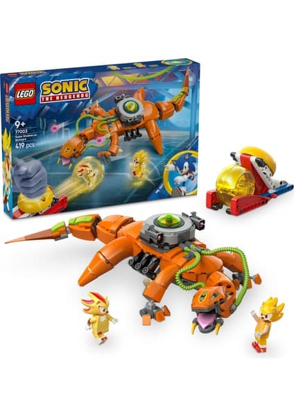 LEGO ® Sonic the Hedgehog™ Super Shadow, Biolizard’a Karşı 77003 - 9+ Video Oyunu Seven Çocuklar için Oyuncak Yapım Seti (419 P)
