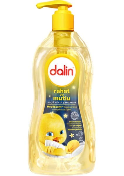Dalin Bebekler İçin Saç ve Vücut Şampuanı 700 ml - Paraben İçermez, Vanilya Özlü, %98 Doğal ve Bitkisel