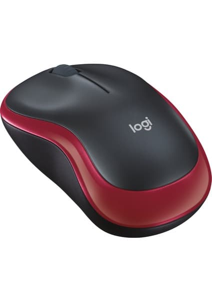 Logitech M185 Kablosuz Kırmızı Mouse