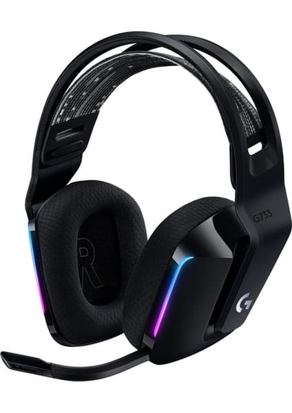 Logitech G733 Black 981-000864 7.1 Surround RGB Mikrofonlu LightSpeed Kablosuz Gaming (Oyuncu) Kulaklık