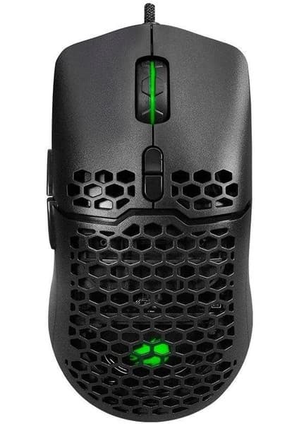 GameBooster M700 Air Force RGB 10000 DPI Hafif Siyah Gaming Mouse