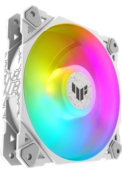 Asus TUF TF120 SOĞUTUCU KASA RADYATÖR FANI BEYAZ ADRESLENEBİLİR ARGB 120MM