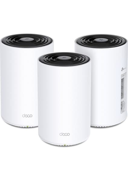 TP-Link Deco PX50 (3-Pack) | Wi-Fi 6 Powerline & Mesh Sistemi | AX3000 Mbps Hız | Fiber Uyumlu | Çift Bant | AI-Roaming | Gigabit Port | 150 Cihaz | 600 m² | WPA3 | Mobil Uygulama ile Kolay Kurulum