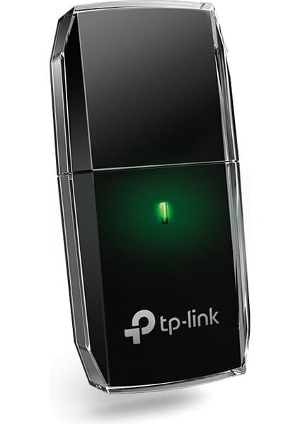 TP-Link Archer T2U | Wi-Fi 5 USB Adaptör | 600 Mbps | Dual Band | 802.11ac | Çift Bant | Gelişmiş Güvenlik | Windows | Mac & Linux Uyumlu