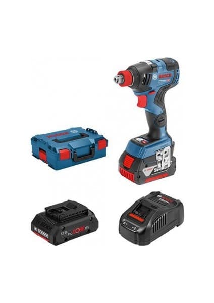 Bosch GDX 18V-200 C Akülü Darbeli Somun Sıkma(2X5 AH+L-BOXX) 0 60