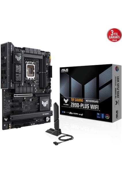 Asus TUF GAMING Z890-PLUS WIFI Intel Z890 LGA1851 DDR5 9066 DP HDMI USB4 4x M2 USB3.2 WiFi 7 + BT AURA RGB 2.5Gbit LAN ATX